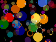 Kandinsky-style overlapping circles